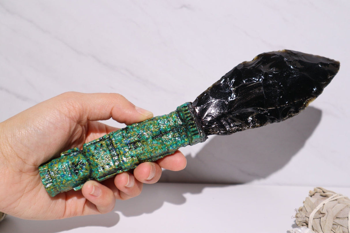 Quetzalcoatl Warrior Dagger 9" - Shop Cosmic Healing