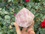 Raw Brazilian Rose Quartz Point- G - Shop Cosmic Healing