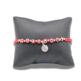 Red Evil Eye Bracelet with Saint Benedict Medal Charm - Children's - Shop Cosmic Healing