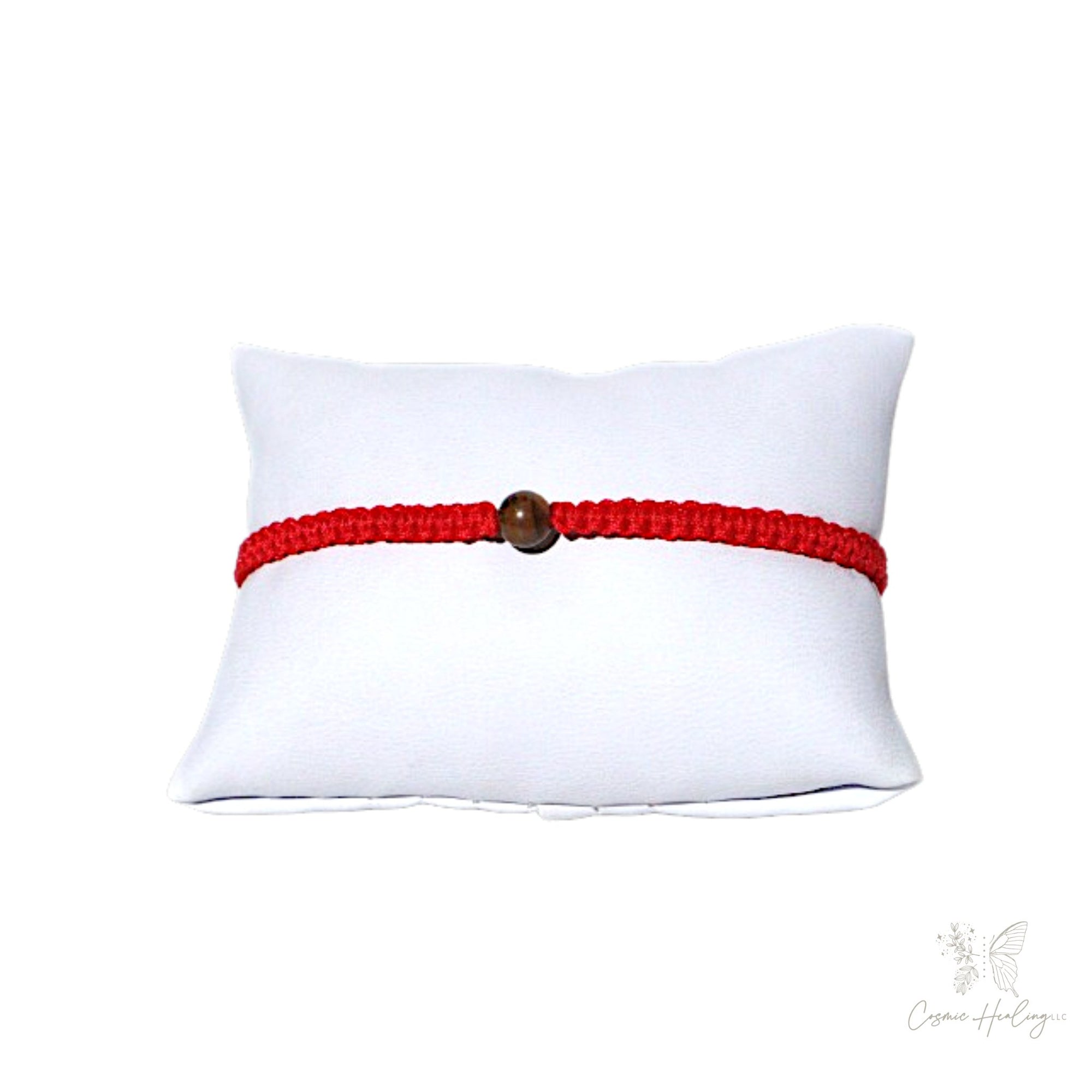 Red Thread Bracelet With Tiger&#39;s Eye- Children&#39;s - Shop Cosmic Healing