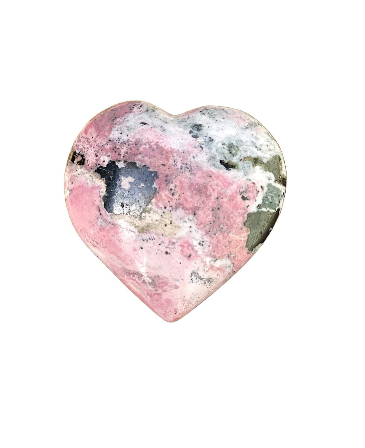 Charming heart-shaped Rhodonite piece