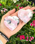 Rhodonite Puffy Heart - Shop Cosmic Healing