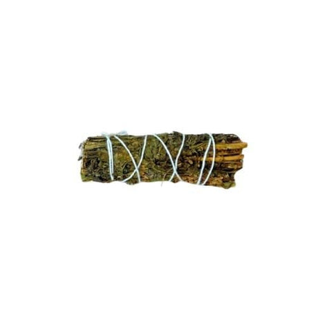 Rue (Ruda) Smudge Stick 4" for prosperity, luck, cleansing, break any evil spell - Shop Cosmic Healing