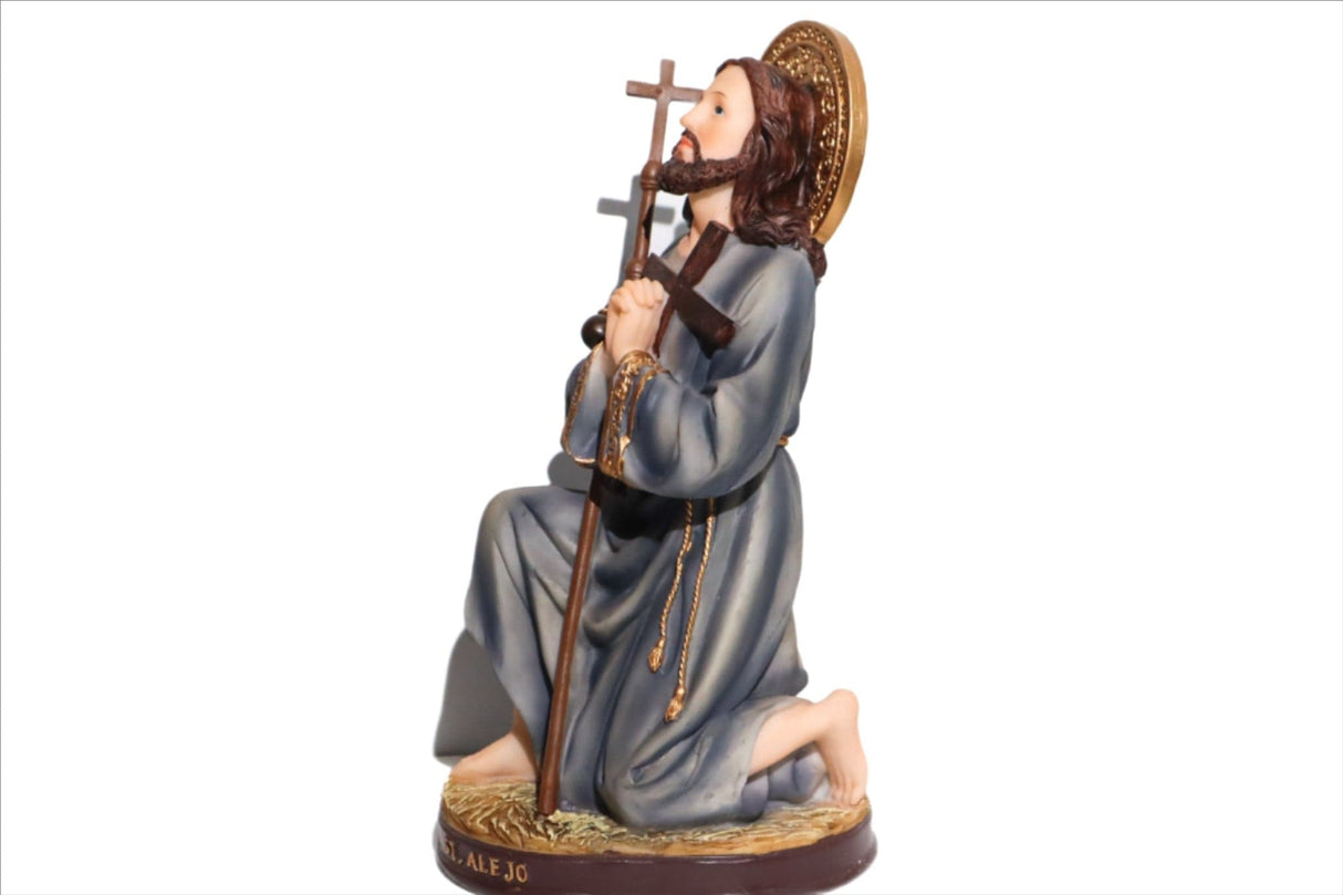 Saint Alex (San Alejo) Statue 12" - Shop Cosmic Healing