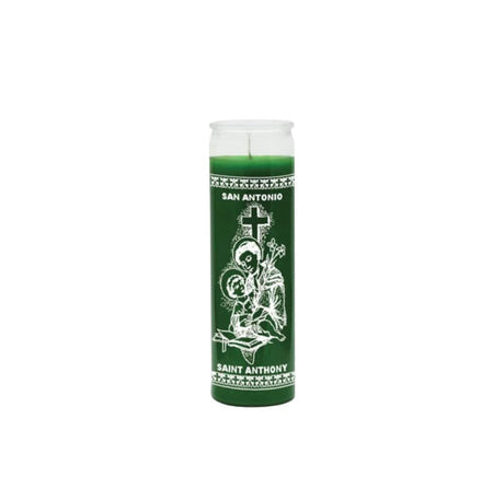 Saint Anthony (San Antonio) Green for belongings, animals, or children - Shop Cosmic Healing