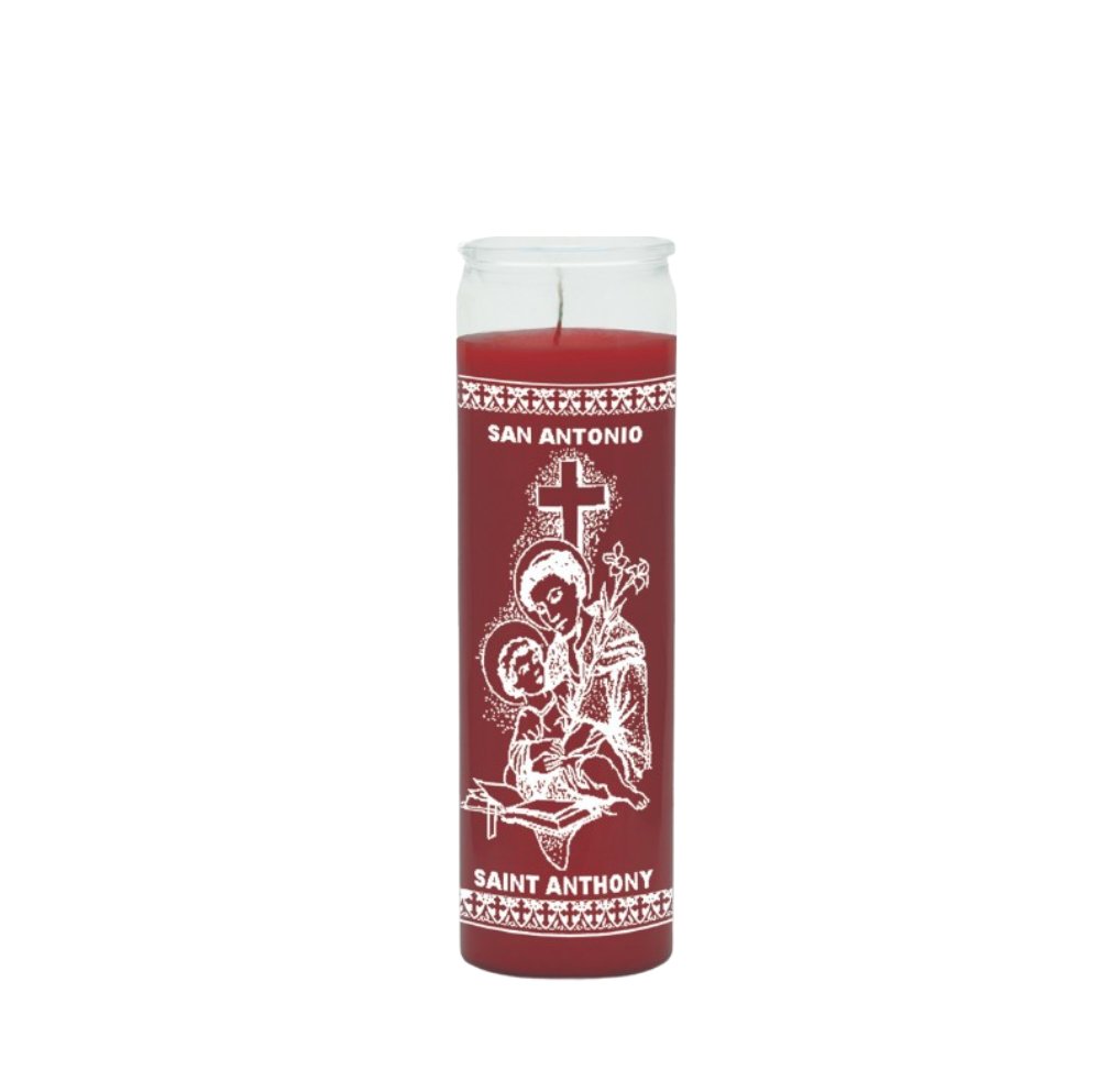 Saint Anthony (San Antonio) Red: for belongings, animals, or children - Shop Cosmic Healing