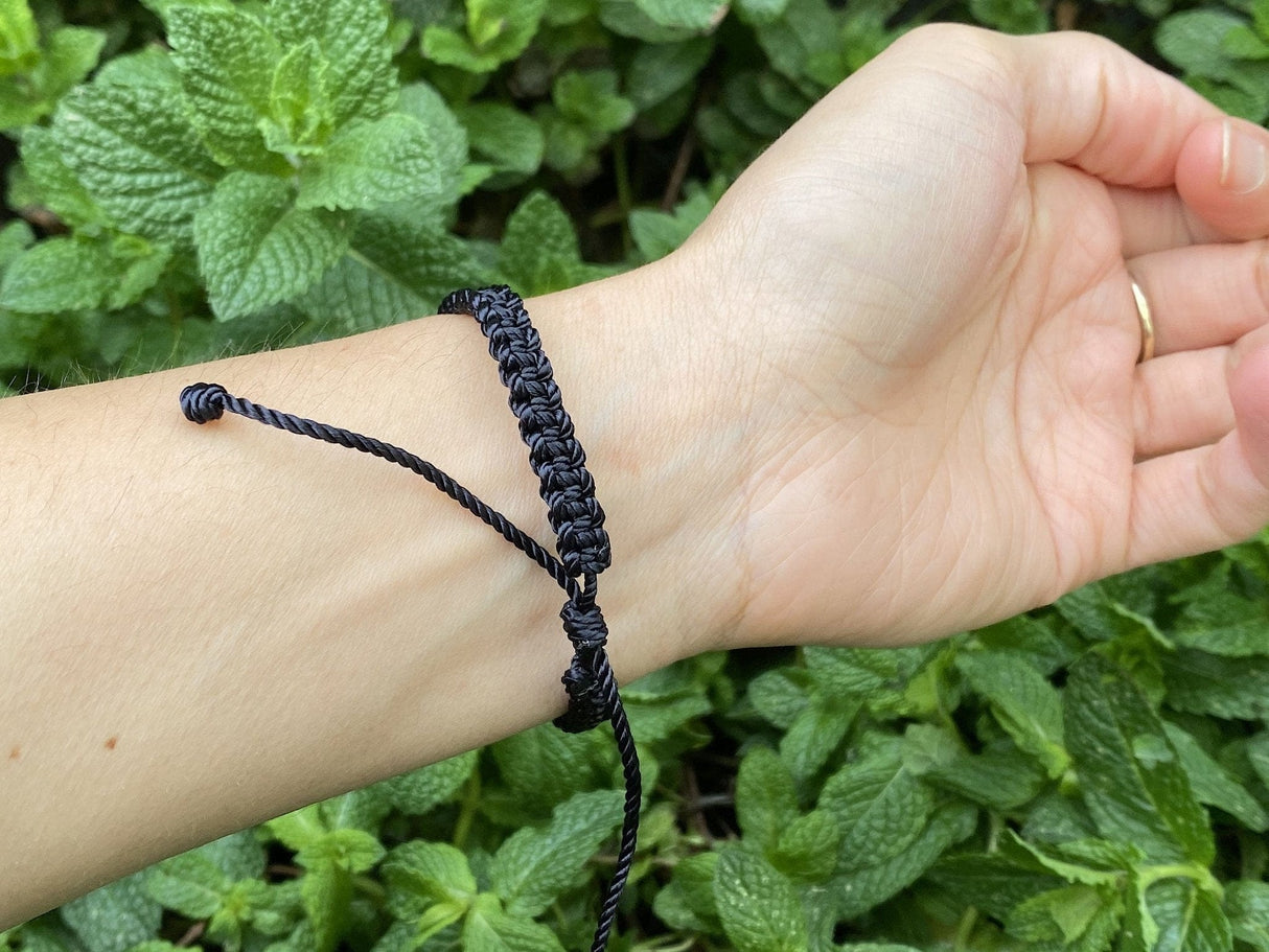 Saint Benedict Black Gold Medal Bracelet - Shop Cosmic Healing