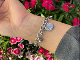 Saint Benedict Dangling Charm Bracelet - Shop Cosmic Healing