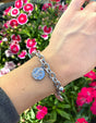 Saint Benedict Dangling Charm Bracelet - Shop Cosmic Healing