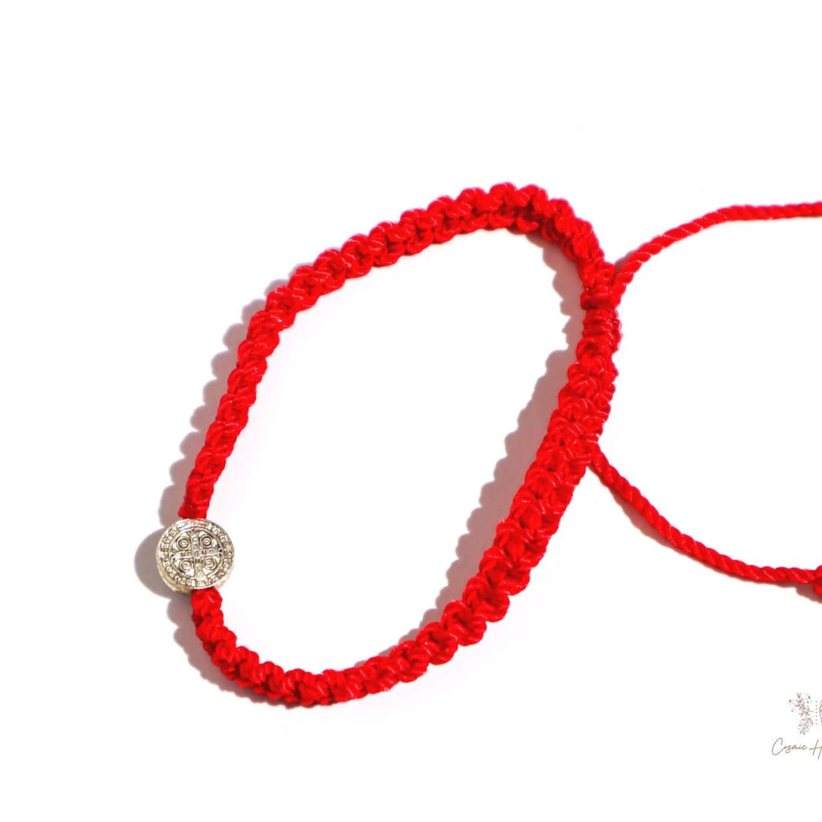 Saint Benedict Hand Woven Red Thread Protection Bracelet – Shop Cosmic  Healing