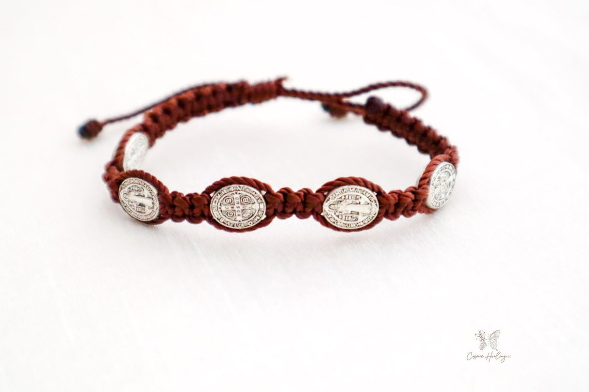 Saint Benedict Medal Protection Bracelet - Shop Cosmic Healing