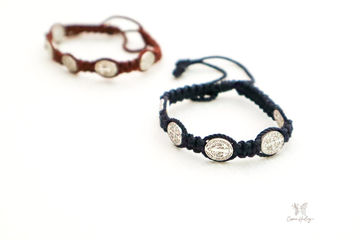 Saint Benedict Medal Protection Bracelet - Shop Cosmic Healing