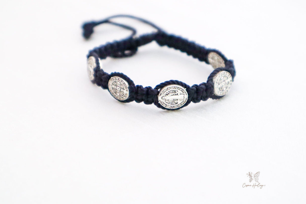 Saint Benedict Medal Protection Bracelet - Shop Cosmic Healing