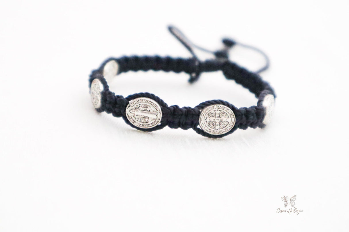 Saint Benedict Medal Protection Bracelet - Shop Cosmic Healing