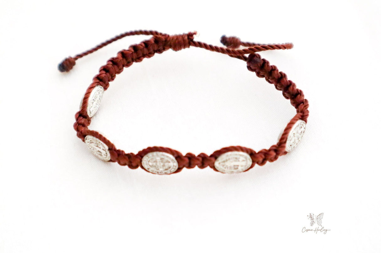 Saint Benedict Medal Protection Bracelet - Shop Cosmic Healing