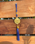 Saint Benedict Medal with Tassel For Auto Rearview Mirror or Home Protection - Shop Cosmic Healing