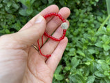 Saint Benedict Red Bead Bracelet- Children's - Shop Cosmic Healing