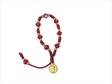 Saint Benedict Red String Woven Bracelet With Evil Eye- Children's - Shop Cosmic Healing