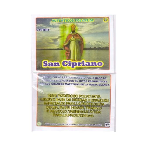 Saint Cipriano (San Cipriano) Sachet Powder to reconcile a lost love or to seek harmony in a relationship, help with magic - Shop Cosmic Healing