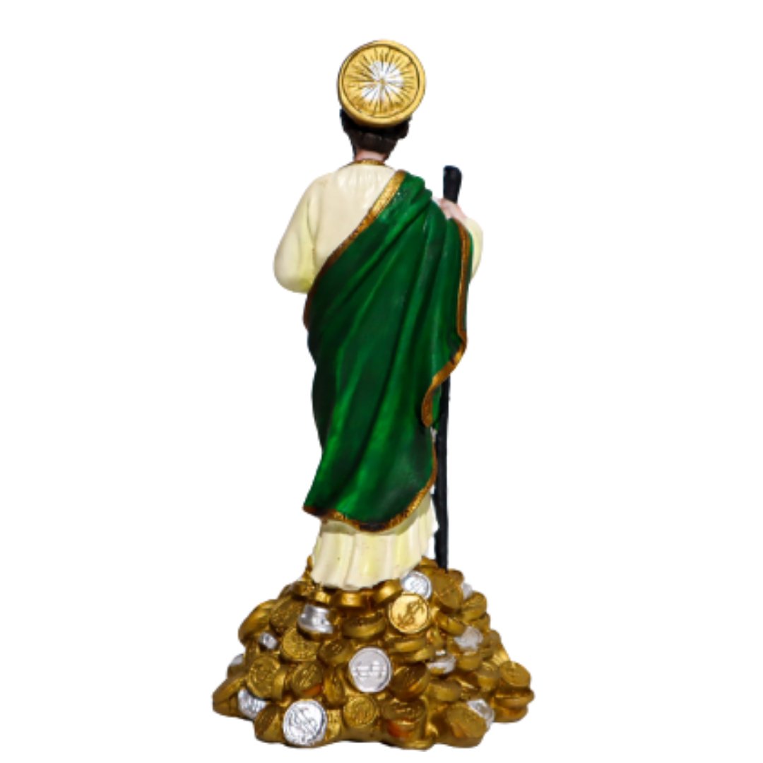 Saint Jude (San Judas) The Apostle 7" 1/2" Statue for Money Protection - Shop Cosmic Healing
