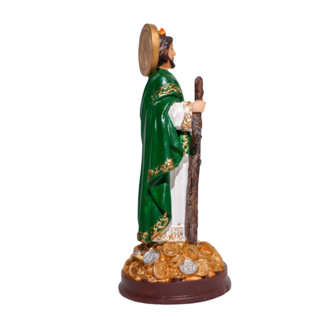 Saint Jude (San Judas) The Apostle 9&quot; Statue for Money Protection - Shop Cosmic Healing