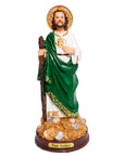 Saint Jude (San Judas) The Apostle 9" Statue for Money Protection - Shop Cosmic Healing