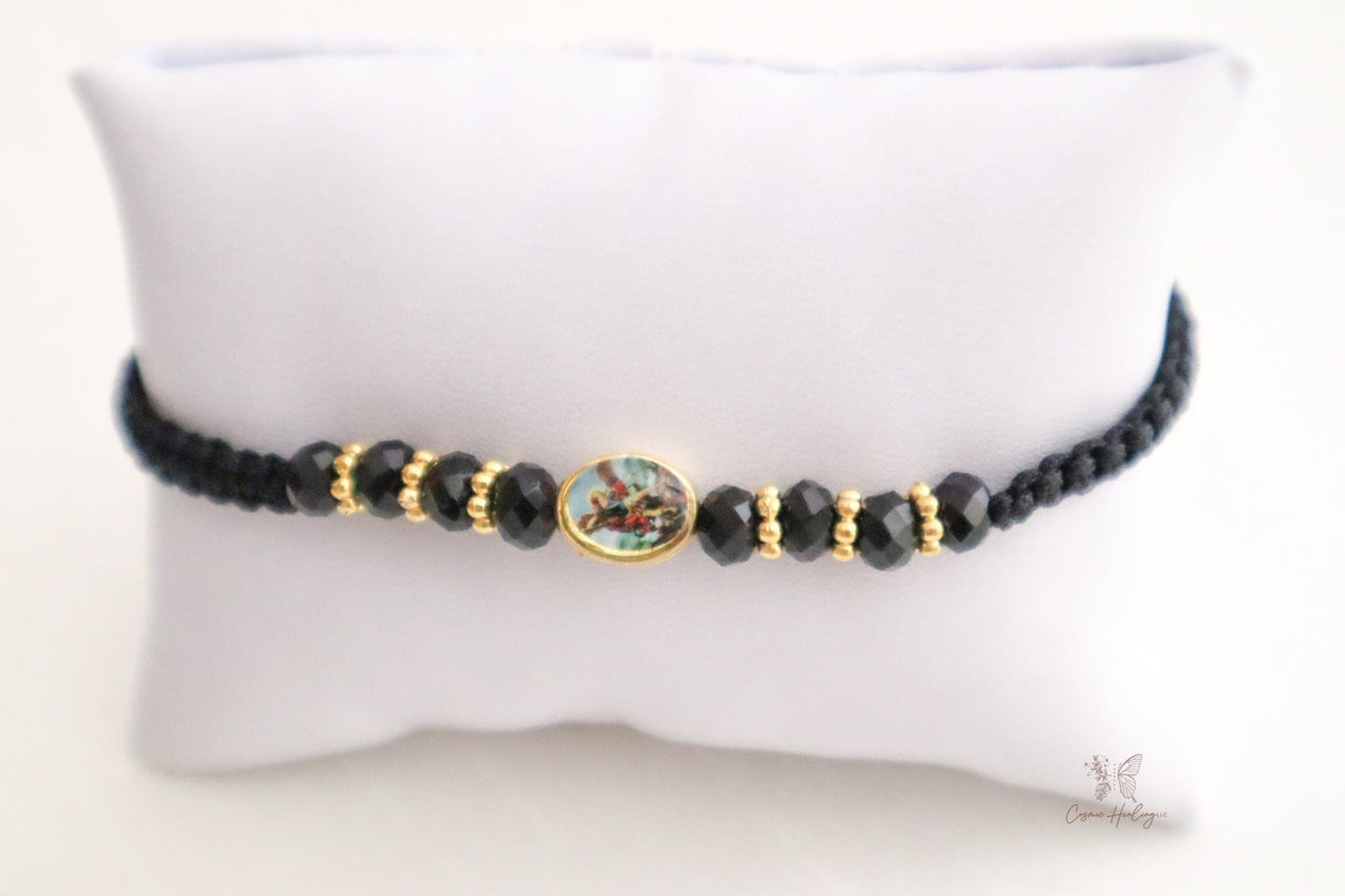 Wearable Saint Michael Archangel Protection Bracelet 