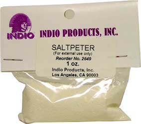 Saltpeter to remove jinxes, break free from negative energies 