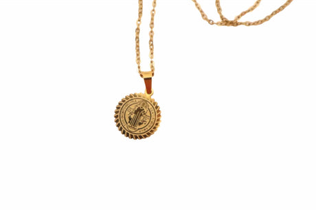 San Benito Medallion Necklace- Unisex - Shop Cosmic Healing