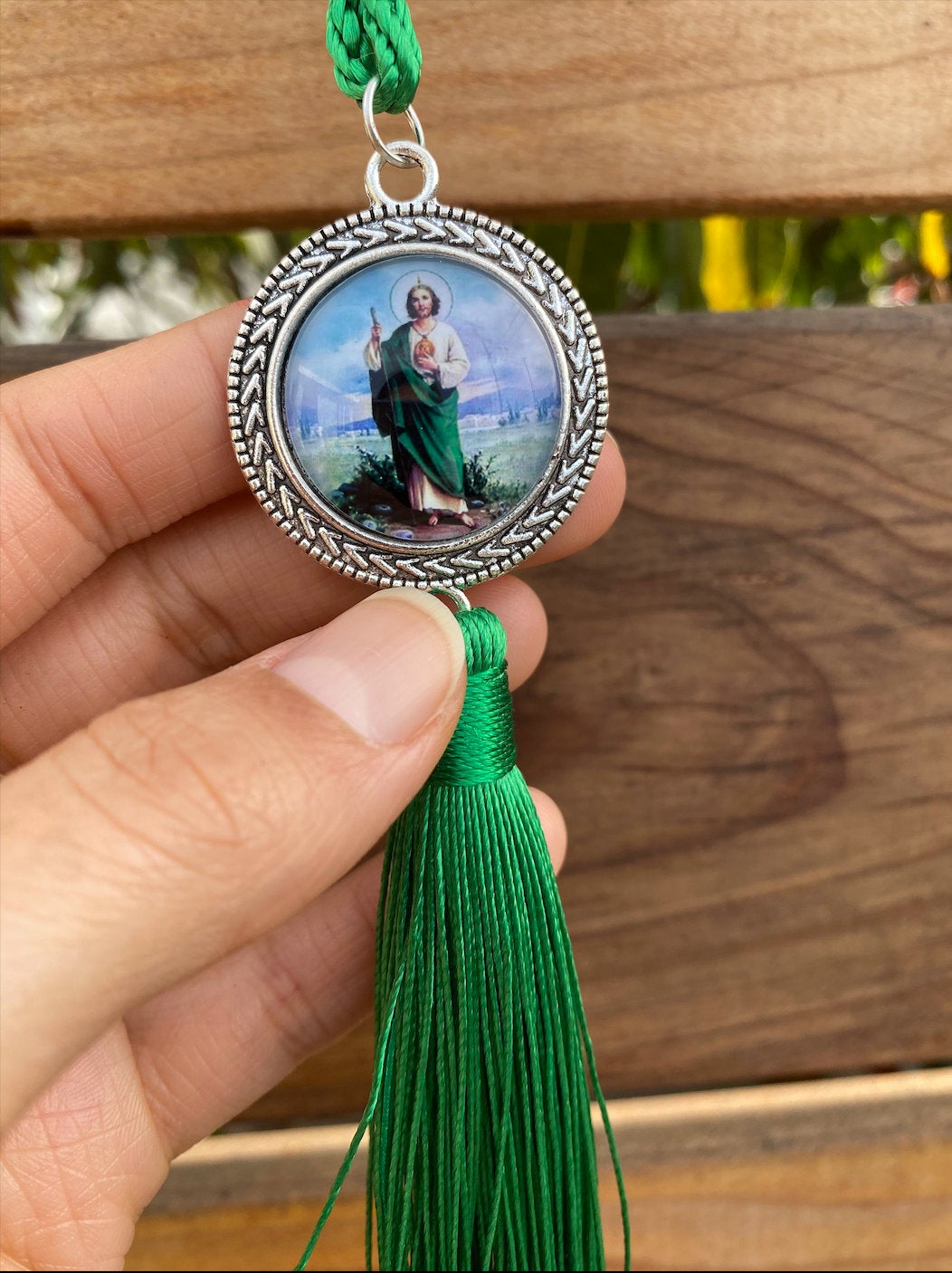 San Judas Blessing Charm for Home or Auto - Shop Cosmic Healing