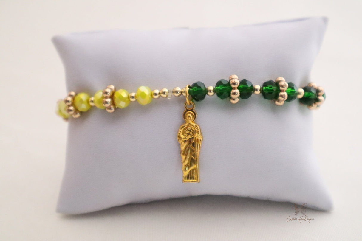 San Judas Good Fortune Protection Bracelet - Shop Cosmic Healing