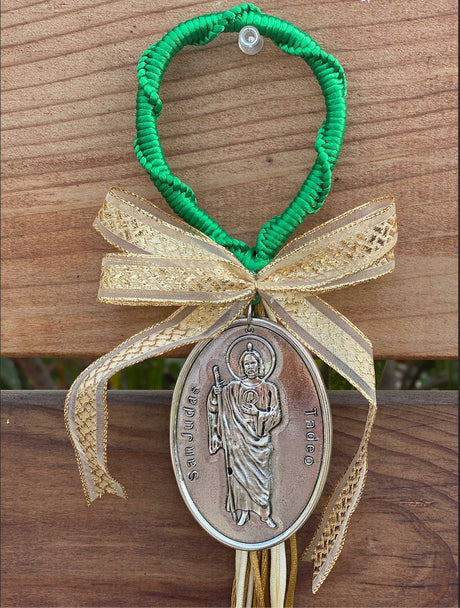 San Judas Medal Home Blessing Charm - Shop Cosmic Healing