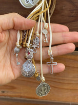 San Judas Medal Home Blessing Charm - Shop Cosmic Healing