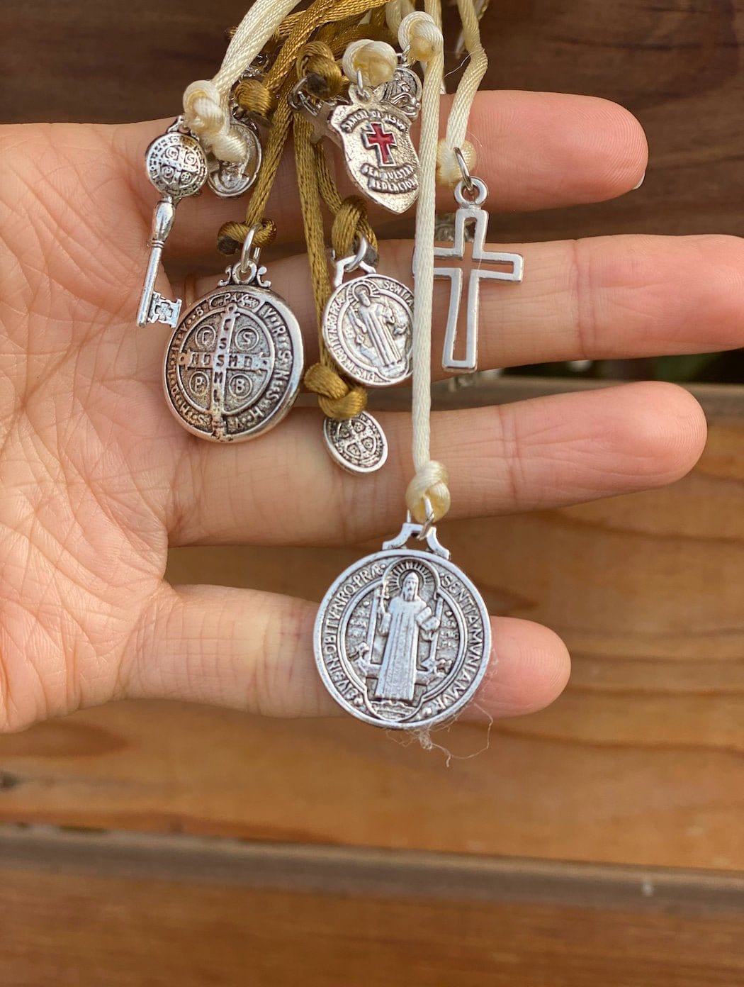 San Judas Medal Home Blessing Charm - Shop Cosmic Healing