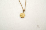 Dainty Saint Jude Medal Necklace in Gold Plating