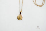 San Judas Tadeo Good Fortune Necklace (Gold) - Shop Cosmic Healing