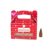 Satya Dragon's Blood Backflow Cones 24pc for stubborn and long lasting problems, protection, strength, power, and money problems - Shop Cosmic Healing