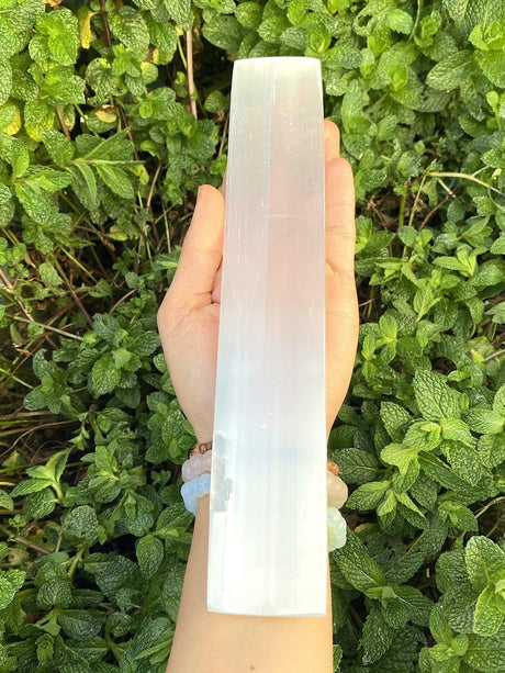 Selenite Polished Bar Large 10" - Shop Cosmic Healing