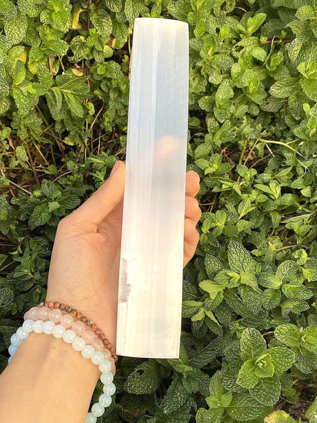 Selenite Polished Bar Large 10" - Shop Cosmic Healing