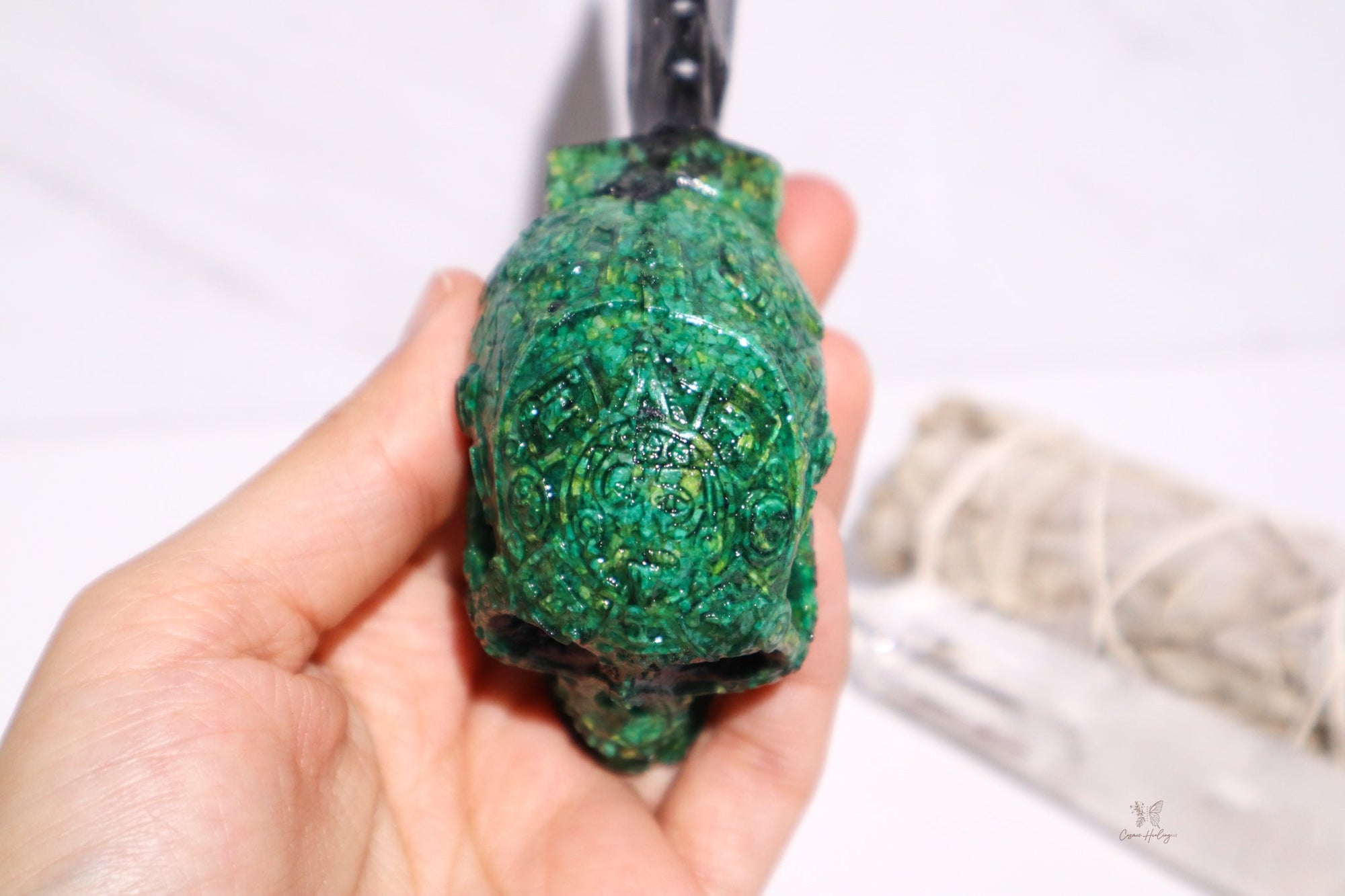 Skull Ceremonial Dagger with Aztec Almanac - Shop Cosmic Healing