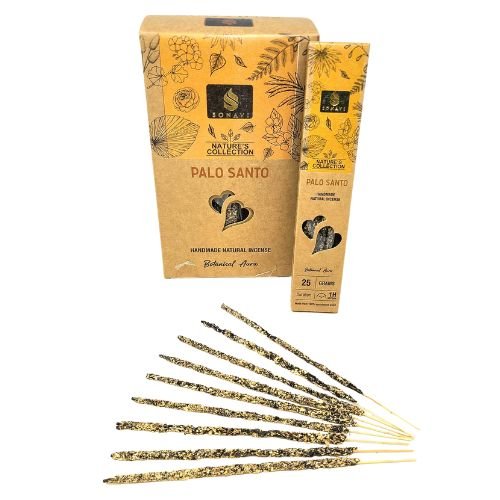 Sonavi Nature’s Collection: Palo Santo Incense Sticks 25 grams (Incienso Palo Santo) for love, psychic powers, love, divination, protection, romantic dreams - Shop Cosmic Healing