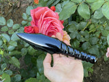 Spiral Handle Obsidian Dagger 9" - Shop Cosmic Healing