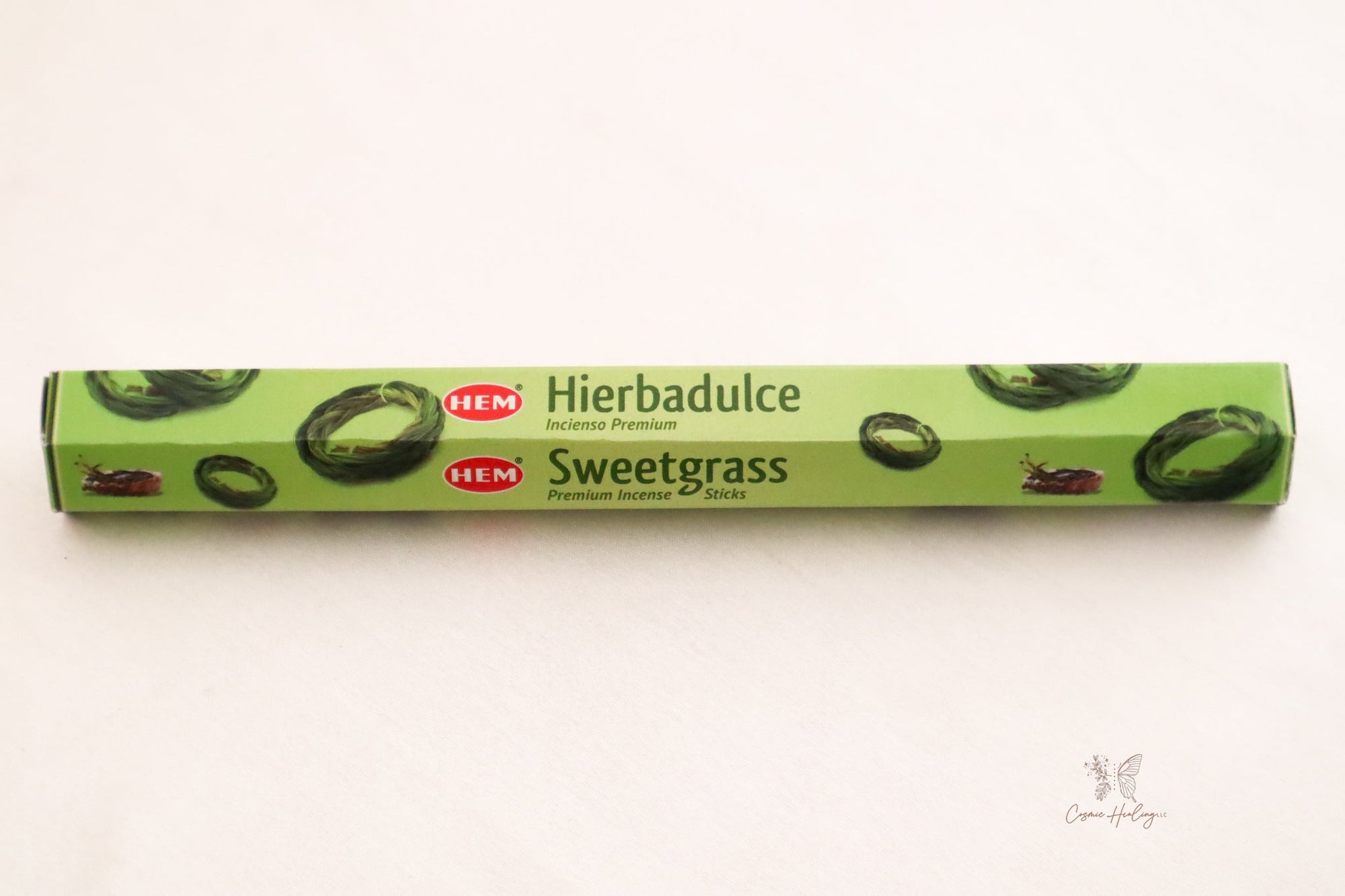Sweetgrass Incense 20 Stick, HEM- Incienso Hierbadulce - Shop Cosmic Healing