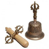 Tibetan Bell with Dorji 5" - Shop Cosmic Healing