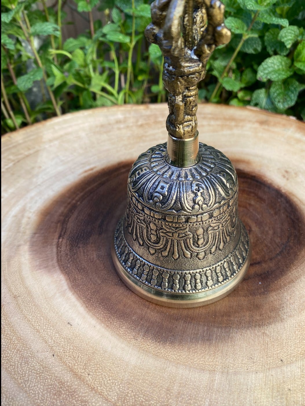 Tibetan Bell with Dorji 5" - Shop Cosmic Healing