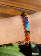 Tiger's Eye 7 Chakra Healing Energy Bracelet - Shop Cosmic Healing