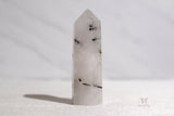 Tourmalinated Quartz Crystal Tower - Shop Cosmic Healing