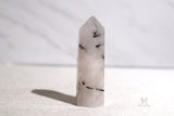 Tourmalinated Quartz Crystal Tower - Shop Cosmic Healing