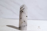 Tourmalinated Quartz Crystal Tower - Shop Cosmic Healing