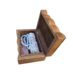 Tree of Life Wooden Box 4x6" - Shop Cosmic Healing